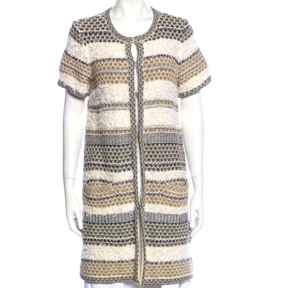 Diane Von Furstenberg Long Crochet Cardigan